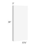 Milan White Matte 30" Wall Column
