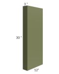 Midtown Hunter Green Shaker 3x30 Wall Column (12" depth)