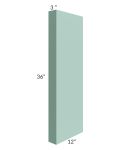 Midtown Mint Green Shaker 3x36 Wall Column (12" depth)
