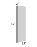 Midtown Painted Grey Shaker 3x42 Wall Column