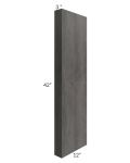 Midtown Dark Grey Shaker 3x42 Wall Column (12" depth)