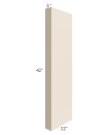 Midtown Cream Shaker 3x42 Wall Column (12" depth)