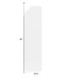 Milan White Gloss 84" Wall Column