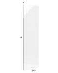 Milan White Gloss 96" Wall Column