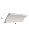 Midtown Light Grey Shaker Cove Crown Molding