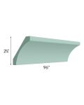 Midtown Mint Green Shaker Cove Crown Molding