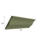 Midtown Hunter Green Shaker Large Crown Molding