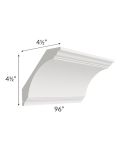 Tuscan Cloud Large Cove Crown Molding

