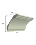Midtown Pistachio Green Shaker Large Cove Crown Molding