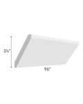 Southport White Shaker 96" Angled Crown Molding
