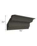 Charlotte Dark Grey Crown Molding (3-1/4" Height)