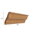 Artisan Walnut Shaker 96" Crown Molding 1
