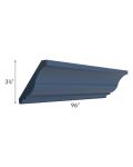 Portland Navy Blue Crown Molding