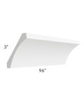 Alpine White Shaker Cove Crown Molding