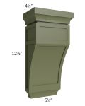 Midtown Hunter Green Shaker Medium Corbel
