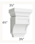 Midtown White Shaker Small Corbel