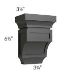 Midtown Black Shaker Small Corbel