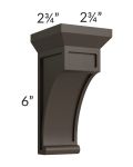 Southport Espresso Shaker Small Decorative Corbel