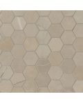Sande Cream 2" x 2" Hexagon Matte Porcelain Tile