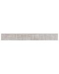 Tektile Crosshatch Gray 3" x 24" Bull Nose Porcelain Tile