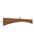Cambridge Saddle Glaze 48" Arched Valance