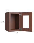 Cambridge Saddle Glaze 12x18 Decorative Wall Cabinet