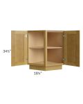 Heritage Amber Shaker 24" Base End Angle Cabinet