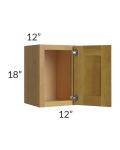 Heritage Amber Shaker 12x18 Wall Cabinet