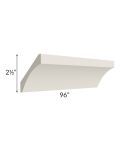 Asheville Cloud Shaker 8' Curved Crown Molding