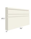 Cambridge Antique White Glaze 96" Base Molding 