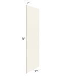 Cambridge Antique White Glaze 30x96 Refrigerator Panel with 1-1/2" Stile 