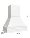 Providence White Wood Range Hood