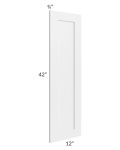Brighton White Shaker 42" Wall Decorative Panel