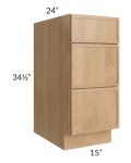 Vienna Timber 15" Drawer Base Cabinet
