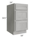Gramercy Grey Mist 18" Drawer Base Cabinet