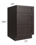 Brazilian Shaker 21" Drawer Base Cabinet