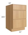 Portland Sand 21" Drawer Base Cabinet 