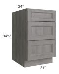 Providence Slate Grey 21" Drawer Base Cabinet 