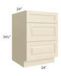 Casselton Ivory 24" 3-Drawer Base Cabinet 