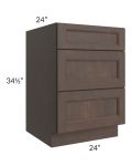 Tuscan Kona Brown 24" Drawer Base Cabinet