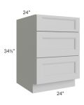 Tuscan Painted Grey 24" Drawer Base Cabinet