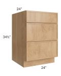 Vienna Timber 24" Drawer Base Cabinet