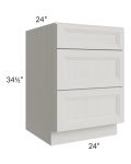 Salem Light Grey 24" Drawer Base Cabinet