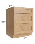 Midtown Timber Shaker 27" Drawer Base Cabinet