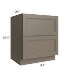 Tuscan Stone 30" 2-Drawer Base Cabinet