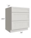 Salem Light Grey 30" Drawer Base Cabinet