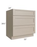 Tuscan Oyster 33" Drawer Base Cabinet