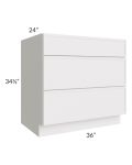 Vienna Cloud 36" Drawer Base Cabinet