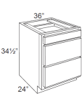 Midtown 36" Drawer Base Cabinet 
