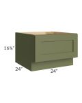 Midtown Hunter Green Shaker 24" Drawer Bench Seat